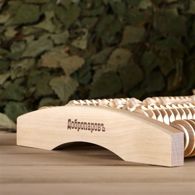 Массажер банный "Добропаровъ" роликовый, комбинированный - фото 2063626