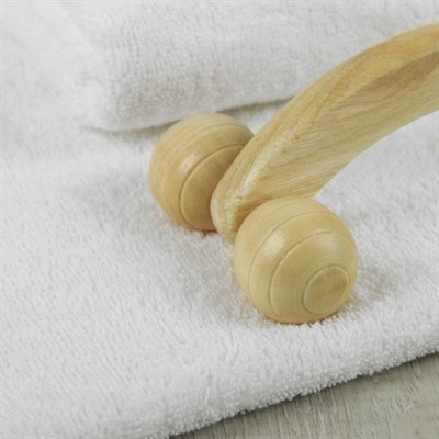 Массажёр «Релакс», с ручкой, 4 шара, деревянный - фото 2063699