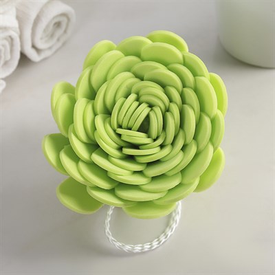 Мочалка-цветок, цвет МИКС - фото 2063801