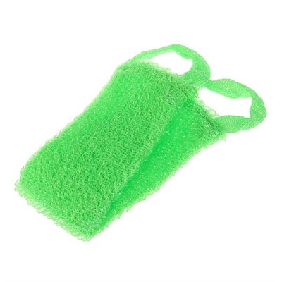 Мочалка банная вязаная "Букле" длинная", 45х10см, микс - фото 2063826