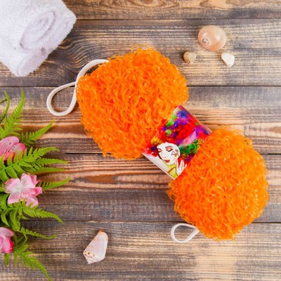 Мочалка банная  "Бублик" большая - фото 2063837