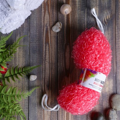 Мочалка банная  "Бублик" большая - фото 2063842