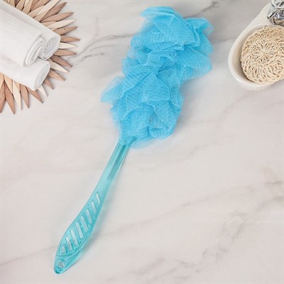 Мочалка на ручке, цвет МИКС - фото 2063865