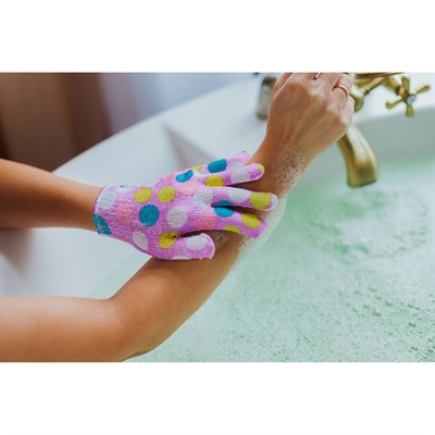 Мочалка-перчатка массажная, цвет МИКС - фото 2063890