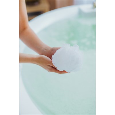 Мочалка для тела, 50 г, d=9 см, цвета МИКС - фото 2063897