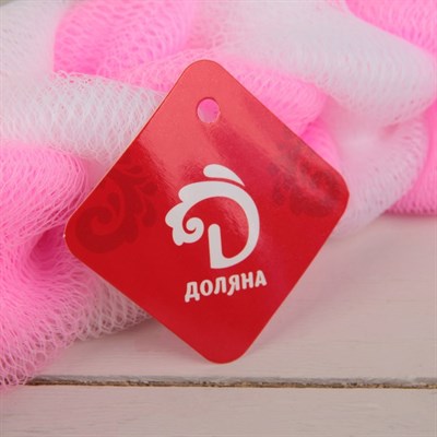 Мочалка для тела "Косичка", цвет МИКС - фото 2063900