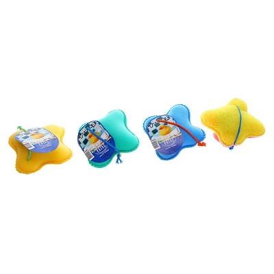 Губка банная "Уточка", цвет МИКС - фото 2063907