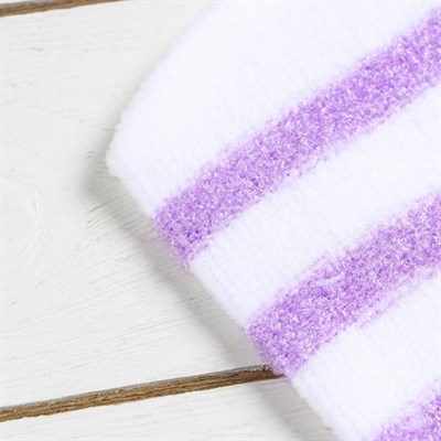 Мочалка-варежка массажная "Жесткая", цвет МИКС - фото 2063923