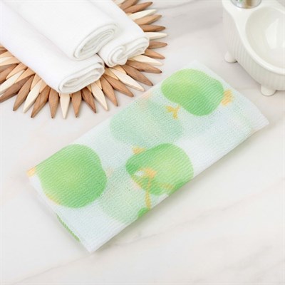 Мочалка для тела с рисунком 90 см "Японская", цвет МИКС - фото 2063965