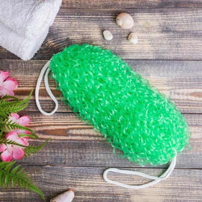 Мочалка банная " Бублик" малая, цвет микс - фото 2063969