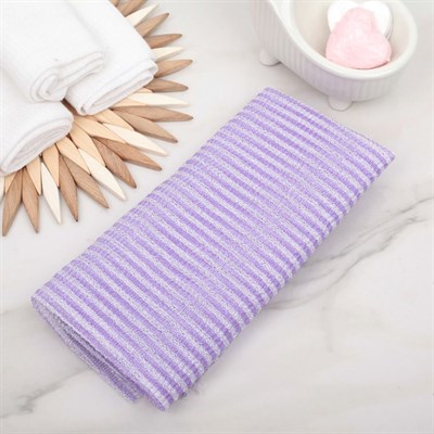 Мочалка для тела в полоску 90 см "Японская", цвет МИКС - фото 2064009