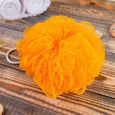 Мочалка банная "Бантик" супермакси, микс - фото 2064015