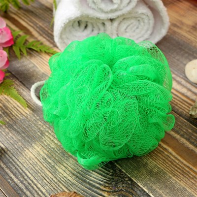 Мочалка банная "Бантик" супермакси, микс - фото 2064021