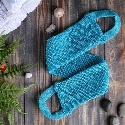 Мочалка банная вязаная "Супердлинная",70х11см, цвет микс - фото 2064028