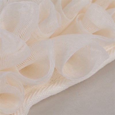 Мочалка-лента массажная 35×12 см, цвет белый - фото 2064036