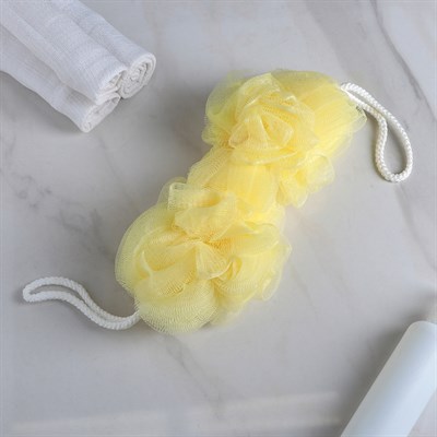 Мочалка для тела 90 гр, цвет МИКС - фото 2064049