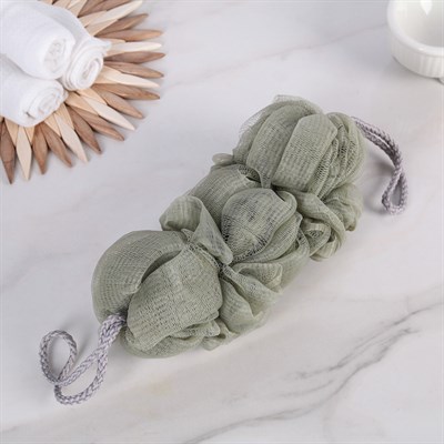 Мочалка для тела 90 гр, цвет МИКС - фото 2064053