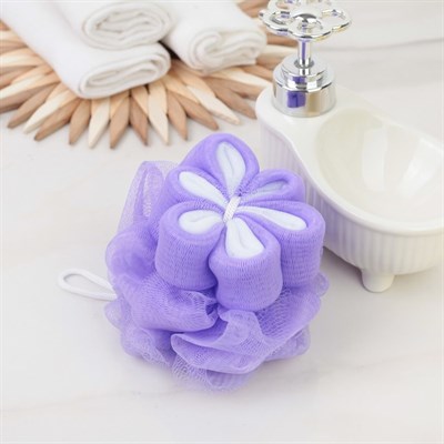 Мочалка для тела "Ромашка", цвета МИКС - фото 2064115