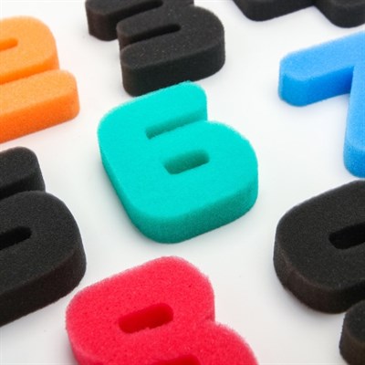 Купалки-мочалки «Цифры», набор 10 шт. - фото 2064148