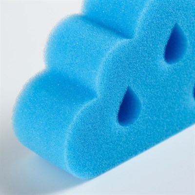 Игрушка для купания детская: губка - мочалка «Облачко» - фото 2064235