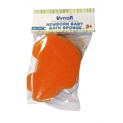 Губка для купания малыша Uviton «Машинка», цвет МИКС - фото 2064249