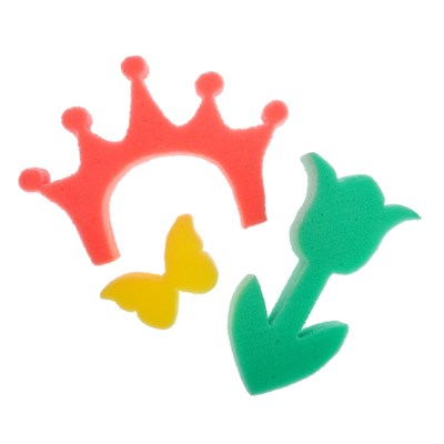 Развивающие детские губки/игрушки «Принцесса», набор 3 шт., МИКС - фото 2064265