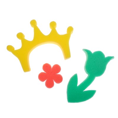Развивающие детские губки/игрушки «Принцесса», набор 3 шт., МИКС - фото 2064267