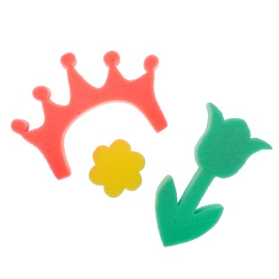 Развивающие детские губки/игрушки «Принцесса», набор 3 шт., МИКС - фото 2064268