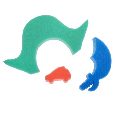 Развивающие детские губки/игрушки «Пират», набор 3 шт., МИКС - фото 2064275