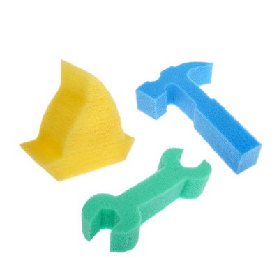 Развивающие детские губки/игрушки «Самоделкин», набор 3 шт., МИКС - фото 2064277