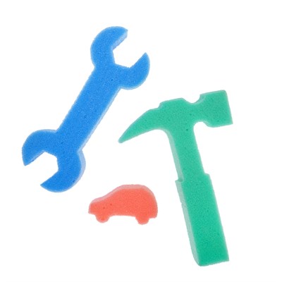 Развивающие детские губки/игрушки «Самоделкин», набор 3 шт., МИКС - фото 2064278