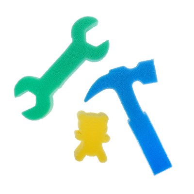 Развивающие детские губки/игрушки «Самоделкин», набор 3 шт., МИКС - фото 2064281