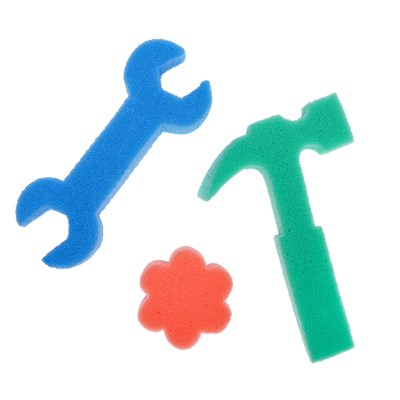 Развивающие детские губки/игрушки «Самоделкин», набор 3 шт., МИКС - фото 2064283