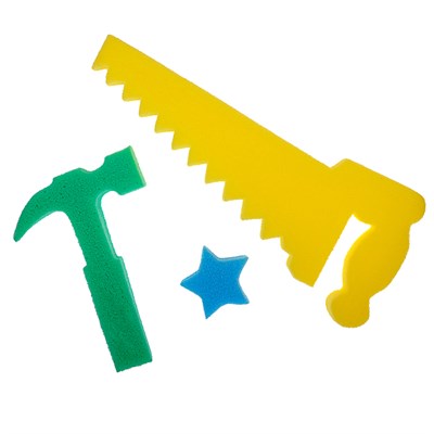 Развивающие детские губки/игрушки «Самоделкин 2», набор 3 шт., МИКС - фото 2064289