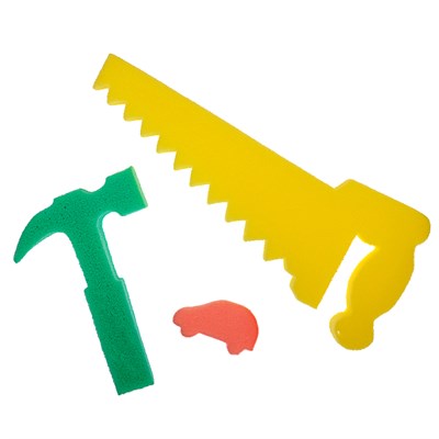 Развивающие детские губки/игрушки «Самоделкин 2», набор 3 шт., МИКС - фото 2064291