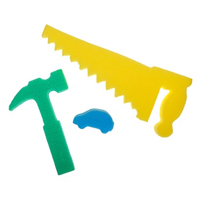 Развивающие детские губки/игрушки «Самоделкин 2», набор 3 шт., МИКС - фото 2064293