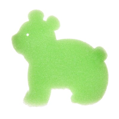 Игровой набор для купания детский «Зверята», губка - мочалка, 4 шт. - фото 2064365