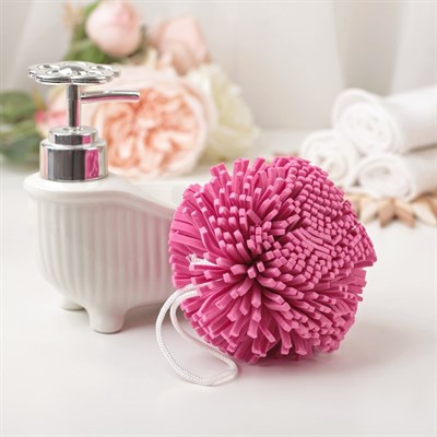 Мочалка-шар "Ева", цвет МИКС - фото 2064405