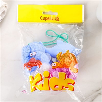 Мочалка для тела Cupellia SPA Kids "Океания", МИКС - фото 2064468