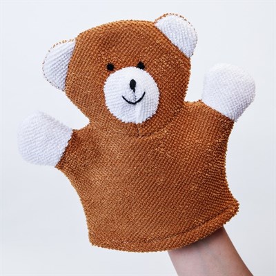 Махровая мочалка-рукавичка Baby Bear - фото 2064521