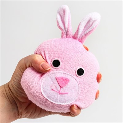 Мягкая губка для купания «Зайка» - фото 2064548