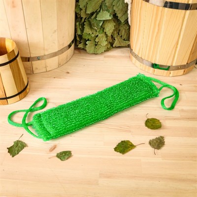 Набор для бани в косметичке "Классический" шапка, мочалка - фото 2064612