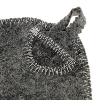 Набор банный портфель 5 предметов серый, без вышивки, первый сорт - фото 2064761