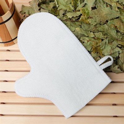 Набор банный портфель 5 предметов "ДОБРОПАРОВЪ", белый с черной вышивкой - фото 2064771