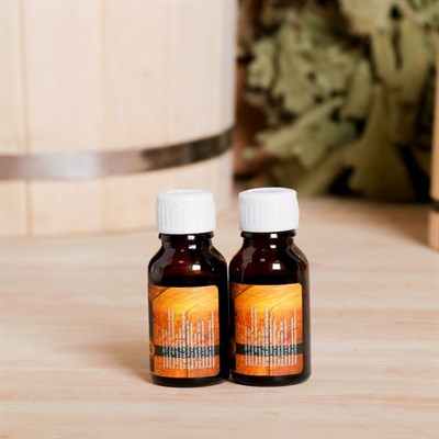 Набор для бани в коробке "Люблю баньку" шапка, масло кедра и пихты - фото 2064814