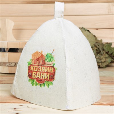 Банный набор в подарочной коробке "Хозяин бани" - фото 2064829