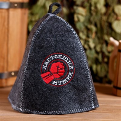 Набор "Настоящий мужик" шапка, коврик, 2 масла, мыло - фото 2064878