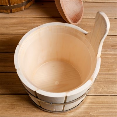 Набор запарник, ковш,песочные часы, термометр для бани, 3 литра - фото 2064885