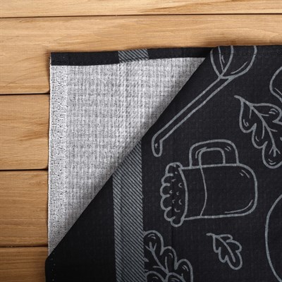 Набор банный "Добропаровъ ЦАРЬ" (шапка и полотенце 146×60 см) - фото 2064969