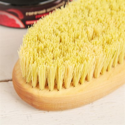 Подарочный набор: скраб грейп, крем помело, щетка для массажа щетина тампико. - фото 2064982